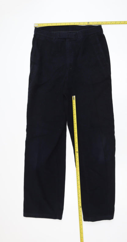 Marks and Spencer Autograph Women Black Straight Trousers Size 12