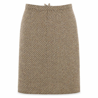 Marks and Spencer Women Brown Wool Tweed Pencil Skirt Size 14