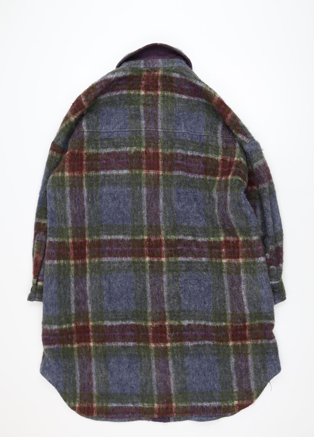 Zara Men's Multicoloured Check Wool Jacket Size M