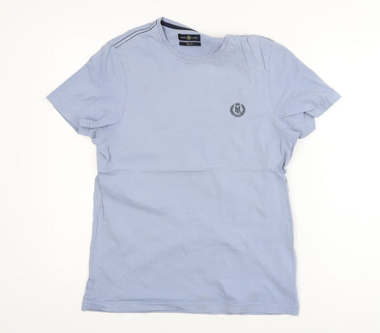 Henri Lloyd Men's Blue Regular Fit Cotton Crew Neck T-Shirt Size M