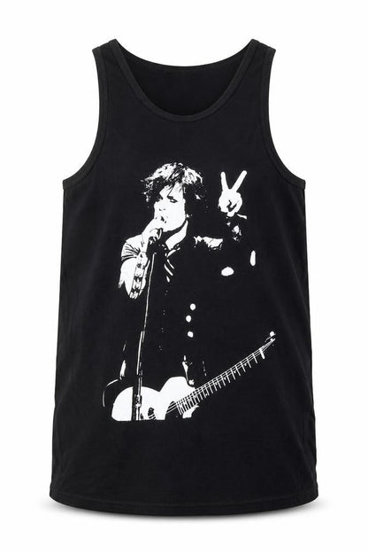 Death Kitty Men's Black 100% Cotton Graphic Tank Top Size L