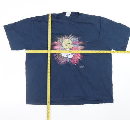 Absolute Siam Store x Peanuts Men's Blue XL Graphic Snoopy T-Shirt
