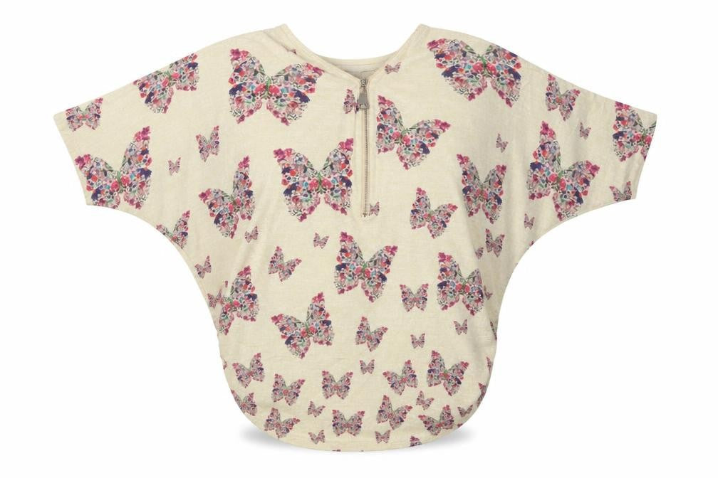 Apricot Womens Beige Butterfly Batwing Blouse Size S