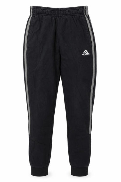 Adidas Men's Black XS Jogger Trousers with Stripe Detail