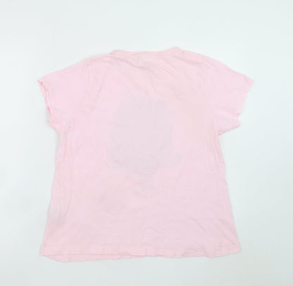 Pusheen Women Pink Cotton Nightshirt T-Shirt Style UK 16 Cartoon Cat Sleepwear
