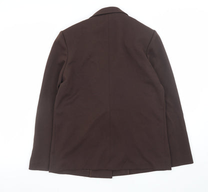 The Petite Concept by Devon Women's Brown Size 8 Single-Breasted Blazer
