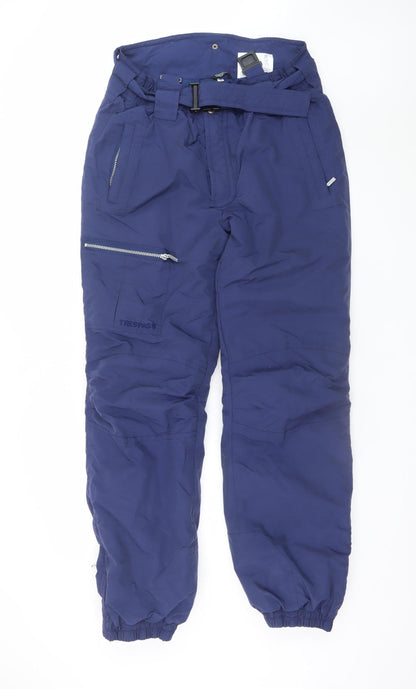 Trespass Men's Blue Snow Pants M Waterproof Insulated Winter Trousers