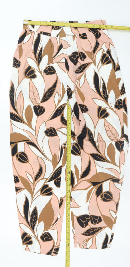Part Two Women’s Multicoloured Floral Cropped Trousers Size 8