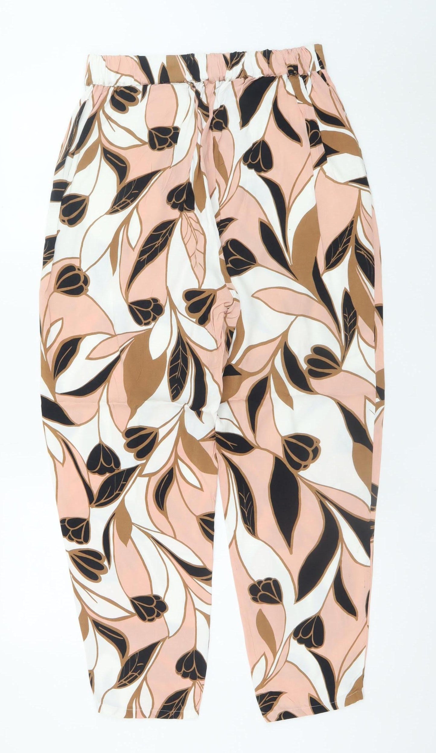 Part Two Women’s Multicoloured Floral Cropped Trousers Size 8