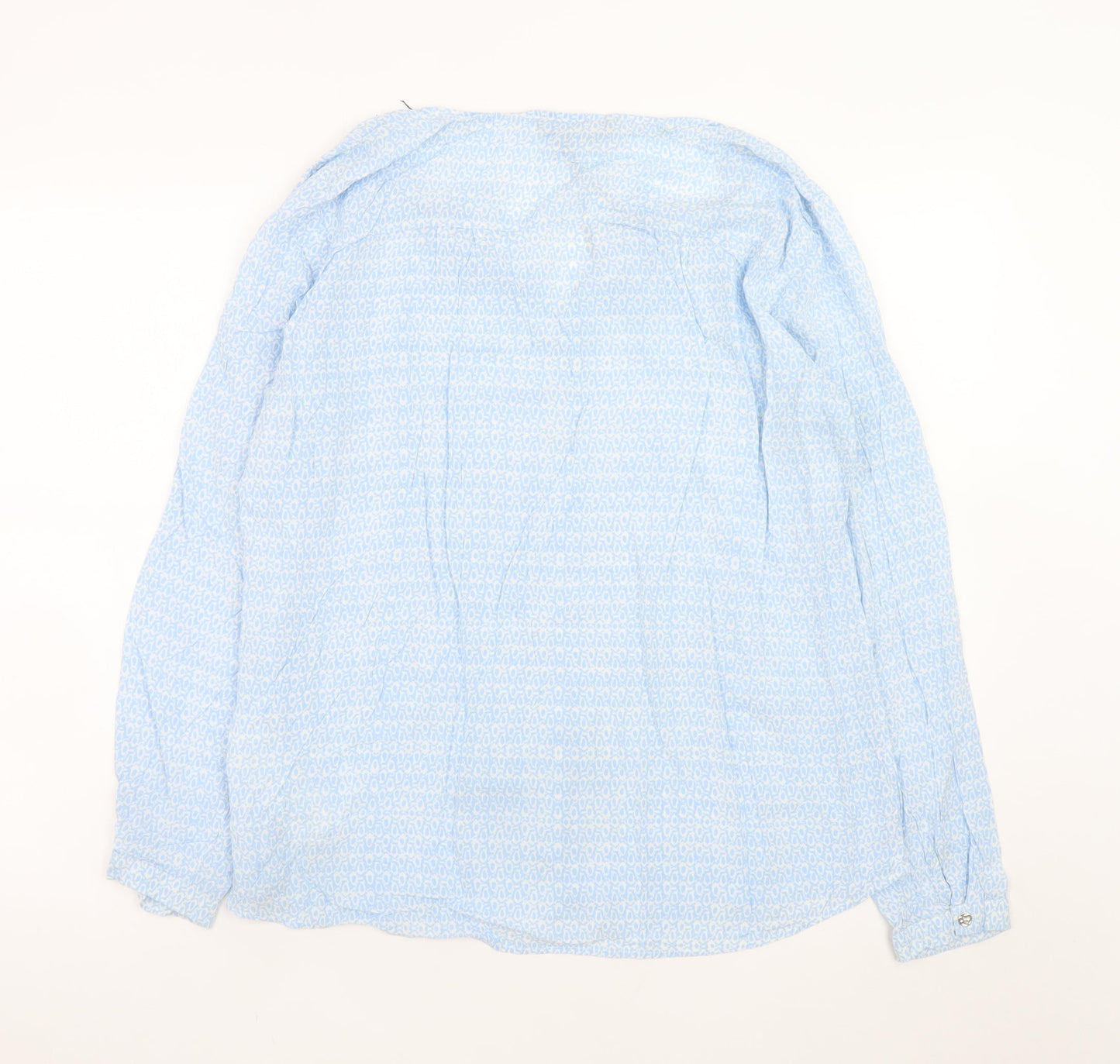 Betty Barclay Women Blue Viscose Tunic Blouse Size 16