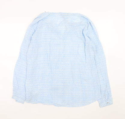 Betty Barclay Women Blue Viscose Tunic Blouse Size 16