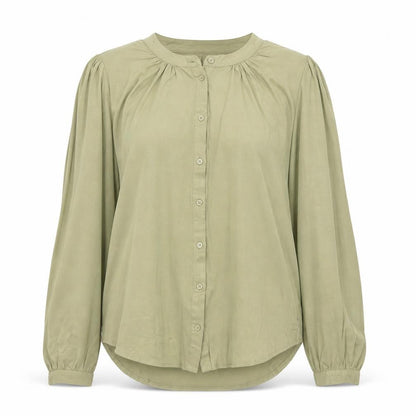 Sandwich Women’s Green Long Sleeve Modal Blend Blouse Size L