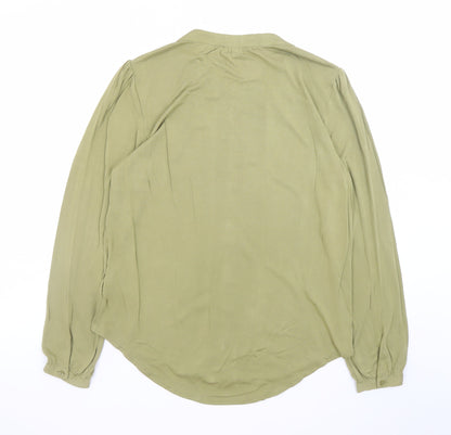 Sandwich Women’s Green Long Sleeve Modal Blend Blouse Size L