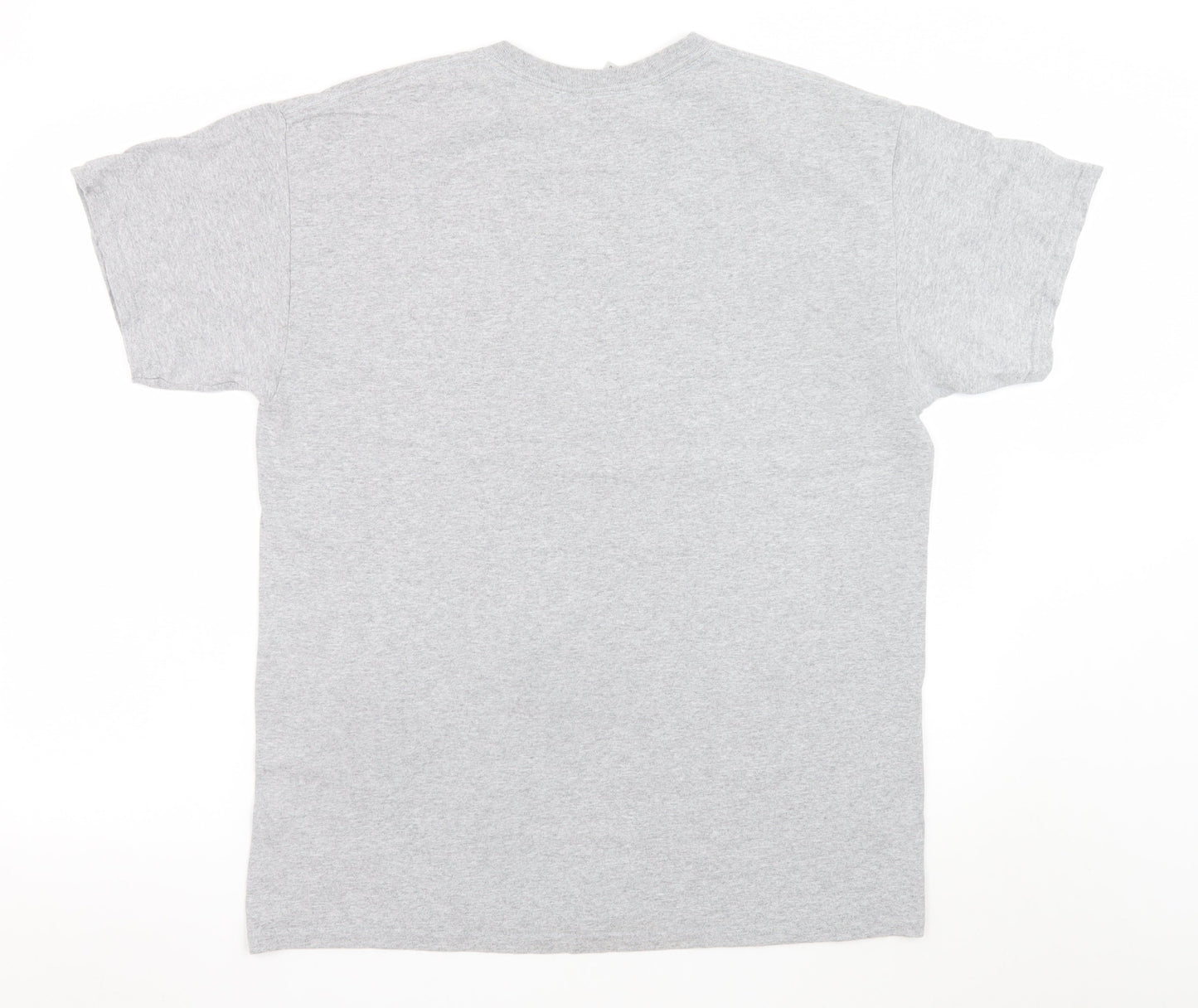 Gildan Men's Grey Steve McQueen Desert Racer Graphic T-Shirt Size L