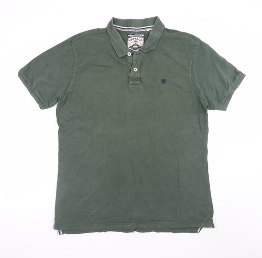 FatFace Men’s Green XL Polo Shirt 100% Cotton Casual