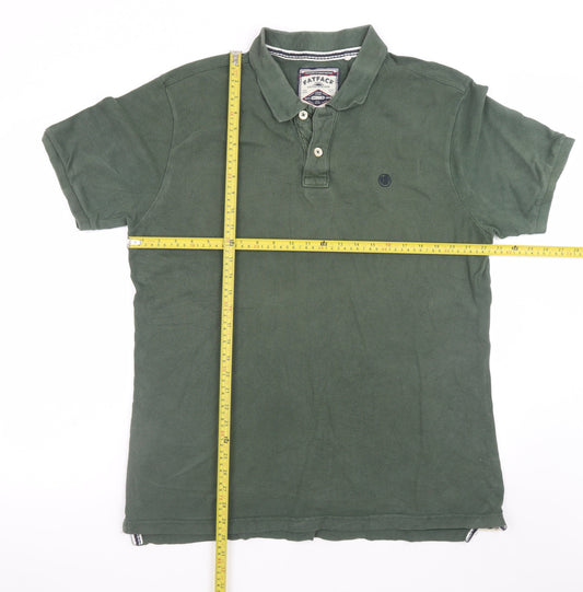 FatFace Men’s Green XL Polo Shirt 100% Cotton Casual