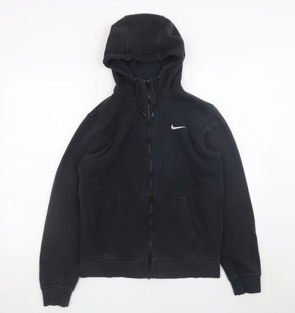 Nike Men's Black Full Zip Hoodie S Regular Fit Fleece