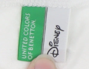 United Colors of Benetton Teens White Disney Graphic T-Shirt 2XL