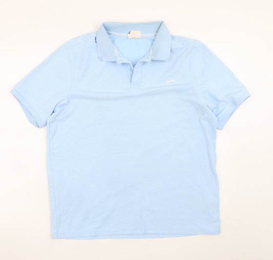 Slazenger Men’s Blue XL Polo Shirt Lightweight Sportswear