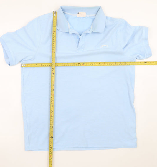Slazenger Men’s Blue XL Polo Shirt Lightweight Sportswear