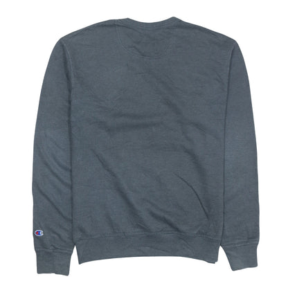 Champion Men's Grey Crew Neck Pullover Sweatshirt Size M