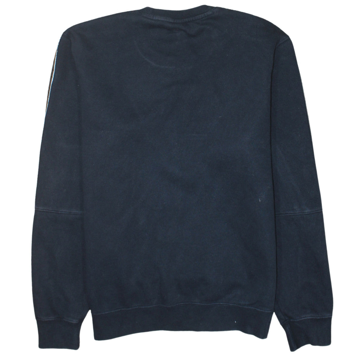 Champion Mens Black Large Crew Neck Logo Sweatshirt Pullover