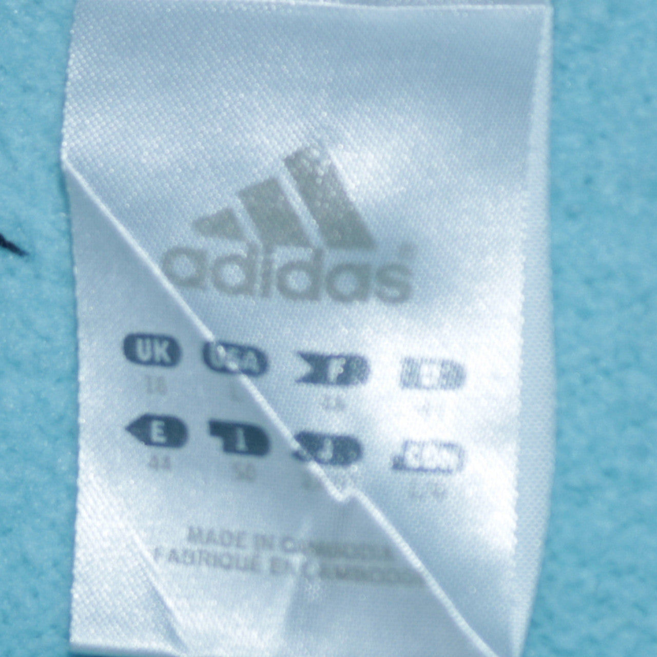 Adidas Men's Blue Pullover Hoodie L Fleece Sportswear