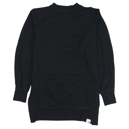 Adidas Womens Black Long Sleeve Pullover Sweatshirt Size 10