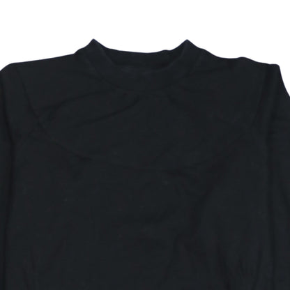 Adidas Womens Black Long Sleeve Pullover Sweatshirt Size 10