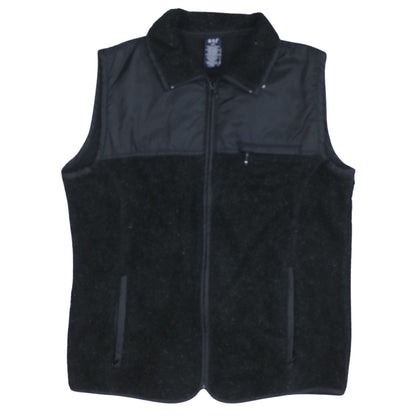 GAP Women's Black Fleece Bodywarmer Waistcoat Size S
