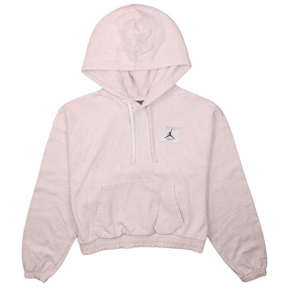 Jordan Women Beige Loose Fit Pullover Hoodie XS