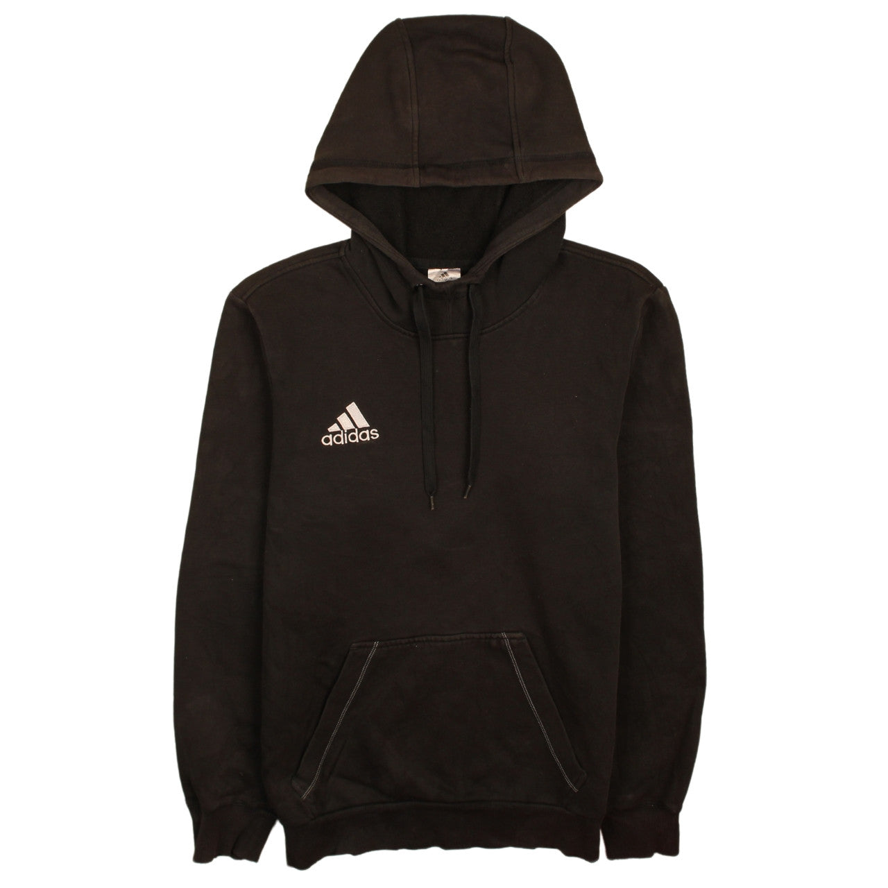 Adidas Men's Black Pullover Hoodie Small Fleece Sportswear