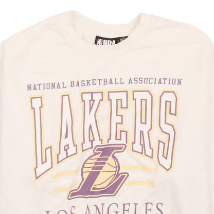 NBA Los Angeles Lakers Women's Ivory Pullover Sweatshirt Size S