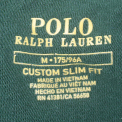 Polo Ralph Lauren Men's Green Slim Fit Cotton Crew Neck T-Shirt M