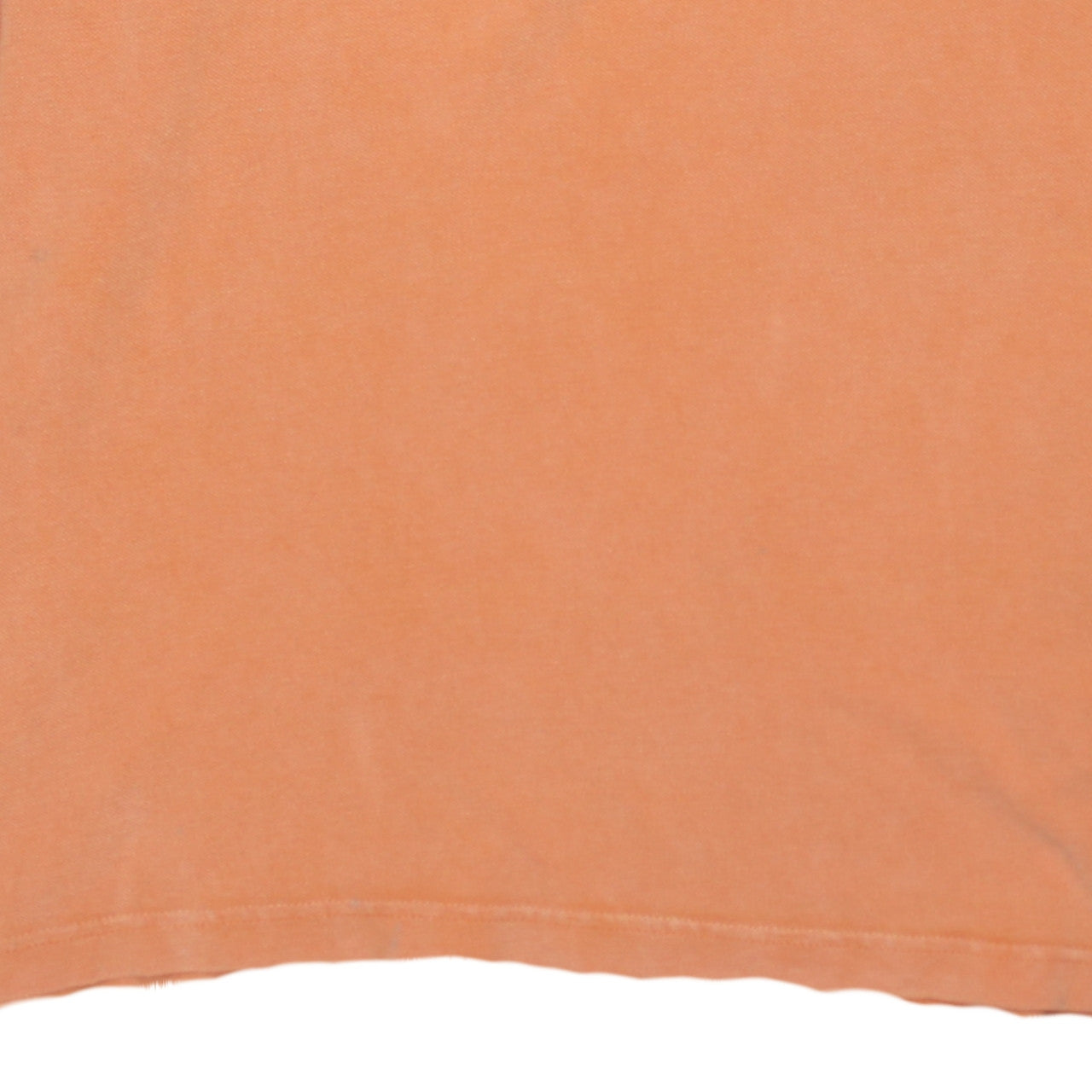 Napapijri Men’s Orange Long Sleeve Cotton Polo Shirt Size M