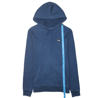 Under Armour Men’s Blue Pullover Hoodie M Loose Fit Fleece Sweatshirt