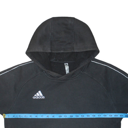 Adidas Men's Black Pullover Hoodie M Sports Fleece Sweatshirt