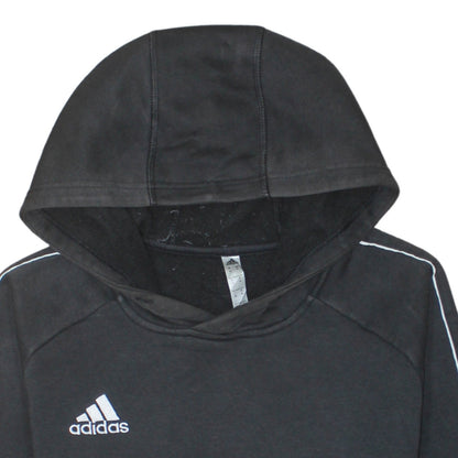 Adidas Men's Black Pullover Hoodie M Sports Fleece Sweatshirt