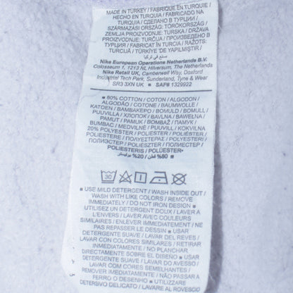 Nike Womens White Cotton Blend Pullover Sweatshirt M