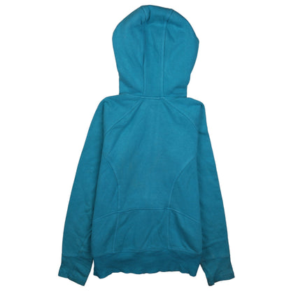 Reebok Women's Blue Full Zip Hoodie Size S Cotton Blend Activewear