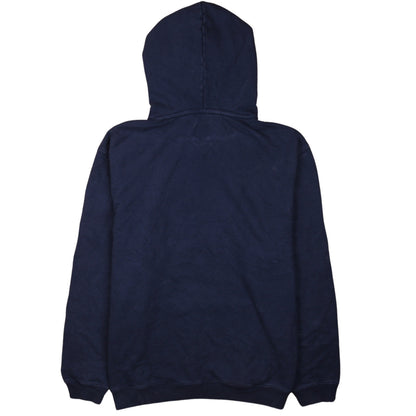 GAP Men's Blue Pullover Hoodie Medium Fleece Sweatshirt