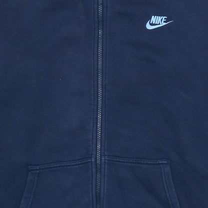 Nike Men's Blue Full Zip Hoodie Size L Sportswear