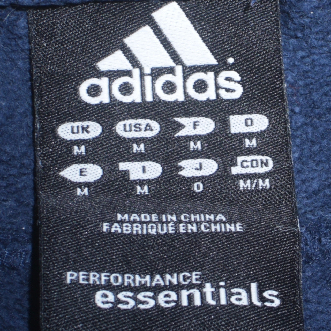 Adidas Mens Blue M Essentials Performance Track Pants