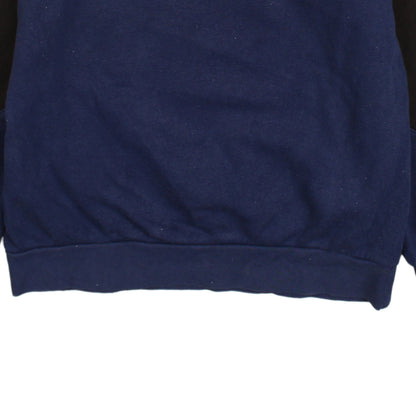 Adidas Boys Blue and Black Crew Neck Sweatshirt Size 13-14 Years