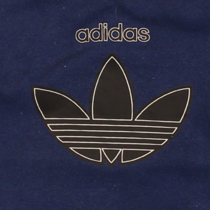 Adidas Boys Blue and Black Crew Neck Sweatshirt Size 13-14 Years