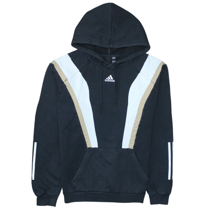 Adidas Men’s Black Pullover Hoodie S Logo Sports Fleece Sweatshirt