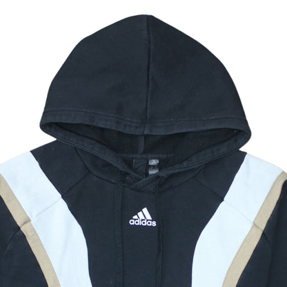 Adidas Men’s Black Pullover Hoodie S Logo Sports Fleece Sweatshirt