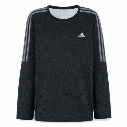 adidas Men Grey XL Pullover Sweatshirt Long Sleeve Crew Neck