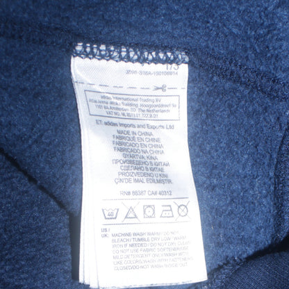 Adidas Men’s Blue Sport Essentials Full Zip Hoodie Size S