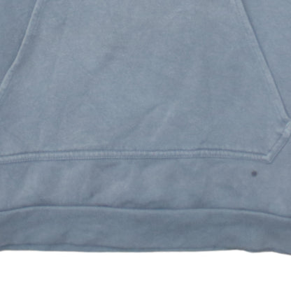 adidas Men Grey Small Pullover Hoodie Fleece Logo Sports Sweatshirt
